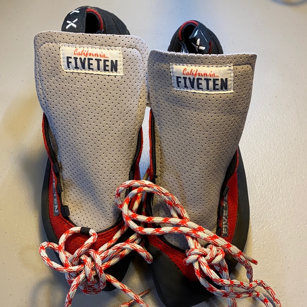 FIVE TEN climbing shoes size 12/W